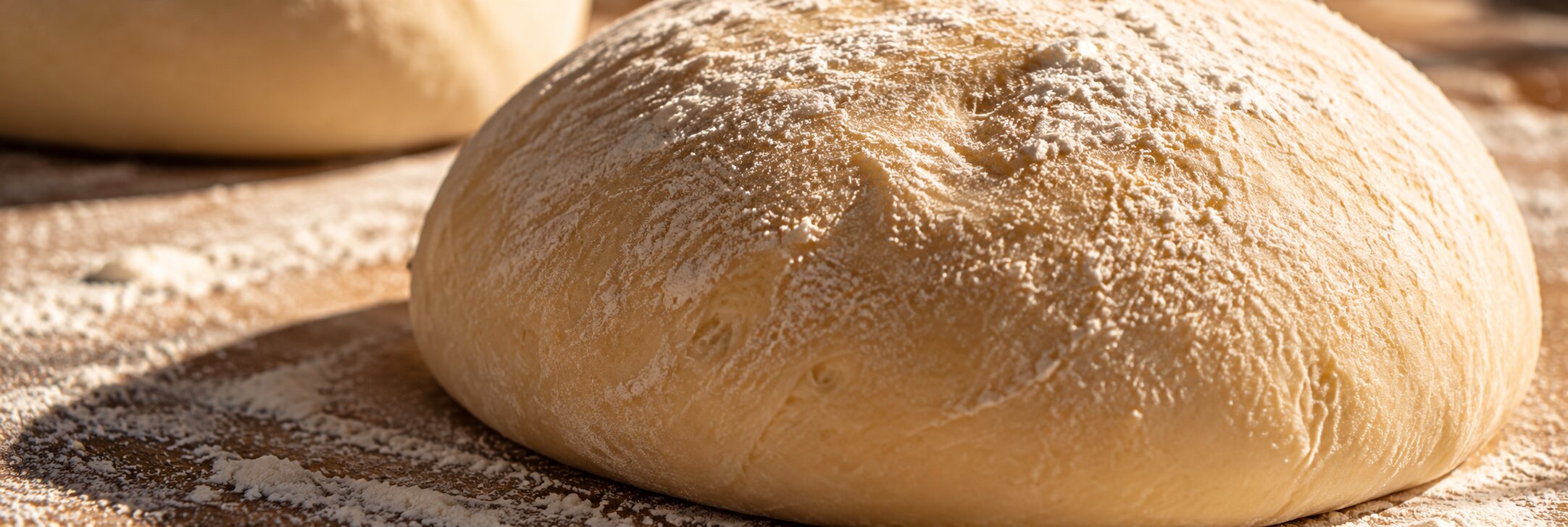 Dough proofing in warm light